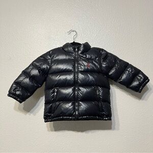 Polo Ralph Lauren Duck Down Jacket Coat & Removable Hood Kids 3T Toddler